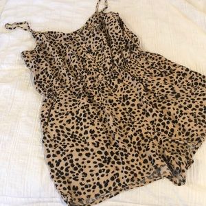 Leopard Romper